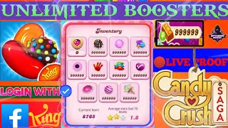 How to Hack Candy Crush Saga Unlimited Boosters Easily| All Levels Unlock In Easy Trick||How to Use.