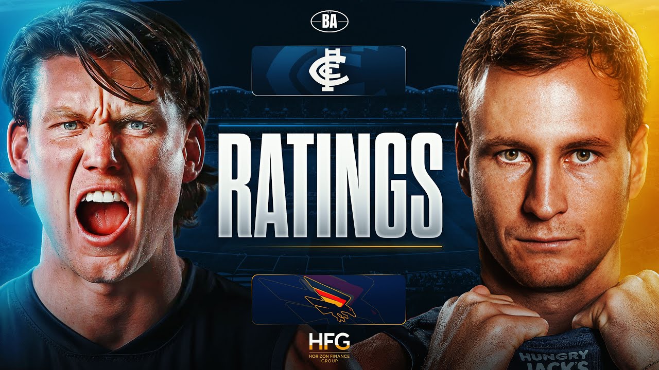 The Ratings | Carlton V Adelaide | AFL Gather Round, 2026