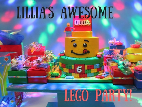 Lillia's AWESOME Lego Party!! / Lillia's BIG suprise... Video