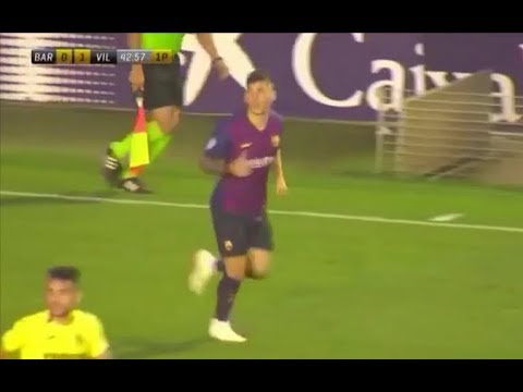 Carles Pérez vs. Villarreal B ● Barcelona B ● Segunda B 2018/19