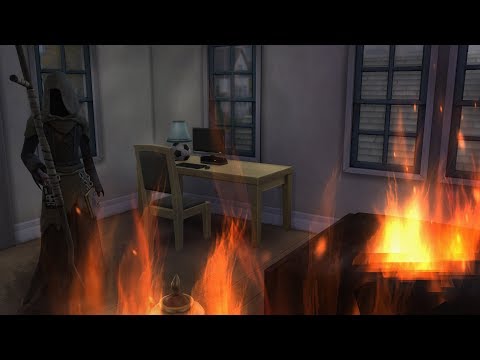 ATTEMPTING TO BURN THE PANCAKES HOUSE TO THE GROUND?// SIMS 4