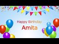 Happy Birthday Amita