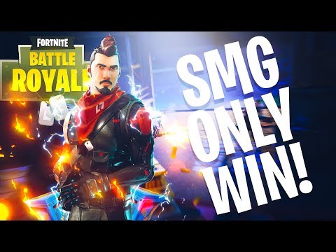 SMG ONLY CHALLENGE WIN! - Fortnite Battle Royale