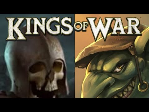 Mantic Games Kings of War 4th edition. Undead vs Goblins