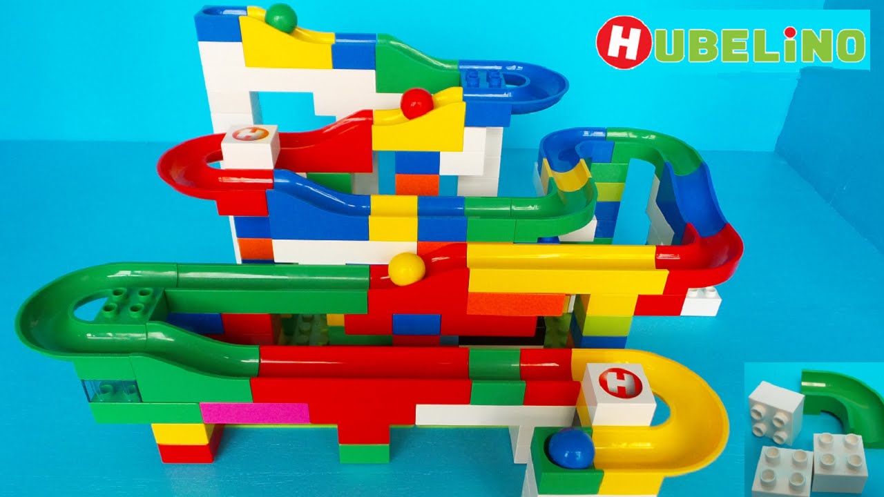 HUBELINO Kuličková dráha - kostky 105 dílků