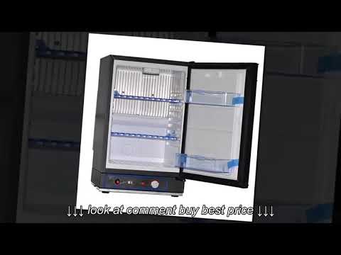 SMETA 110V LP Gas Refrigerator Lockable 12V Freightliner Cascadia Truck Fridge,1 4 cu ft