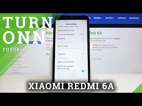 How to Turn On / Off High-Contrast Text in XIAOMI REDMI 6A – Locate Visibility Enhancements Settings
