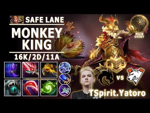 TI 10 | TSpirit.Yatoro | Monkey King Carry | Team Spirit vs Virtus Pro | Main Event | TI Player View