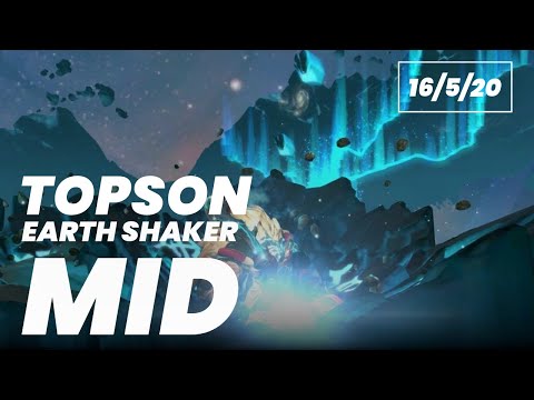 Topson dominating Earthshaker mid | new meta | dota 2 | ranked | 7.34b