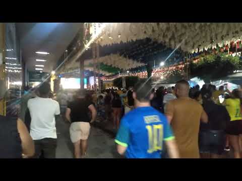 torcedores de Amaraji-PE vibrando com o gol da seleção brasileira.Copa do mundo 2026.
