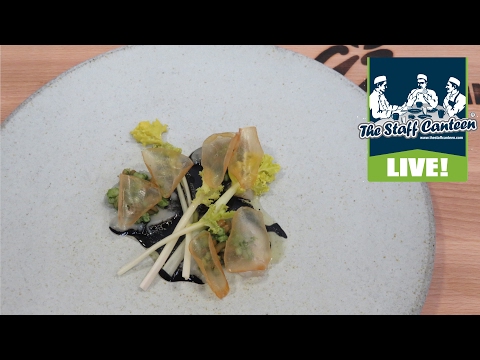 Brad Carter cooks Orkney scallop with land and sea kale