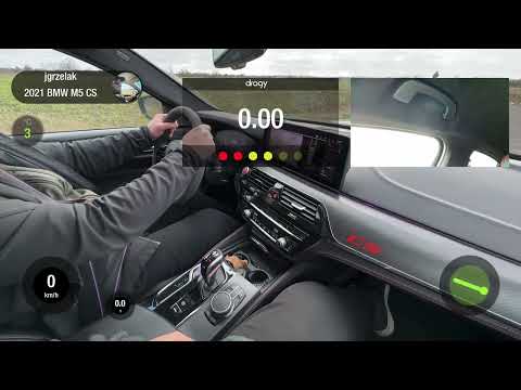 BMW M5 CS F90 2022 0-100 kmh