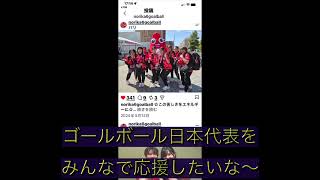 ゴールボール日本代表応援中(0:28)