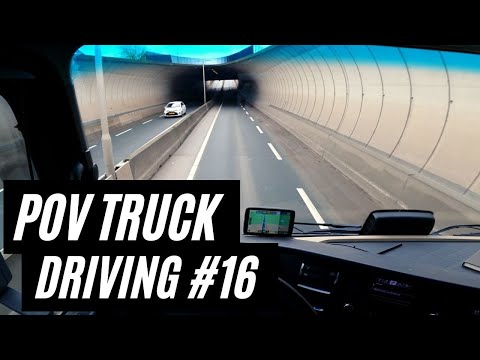 4K POV Truck Driving #16 - Mercedes Actros - Rotterdam, Netherlands 🇳🇱
