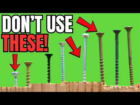 7 Things Pros Know About Screws That Beginners Don't