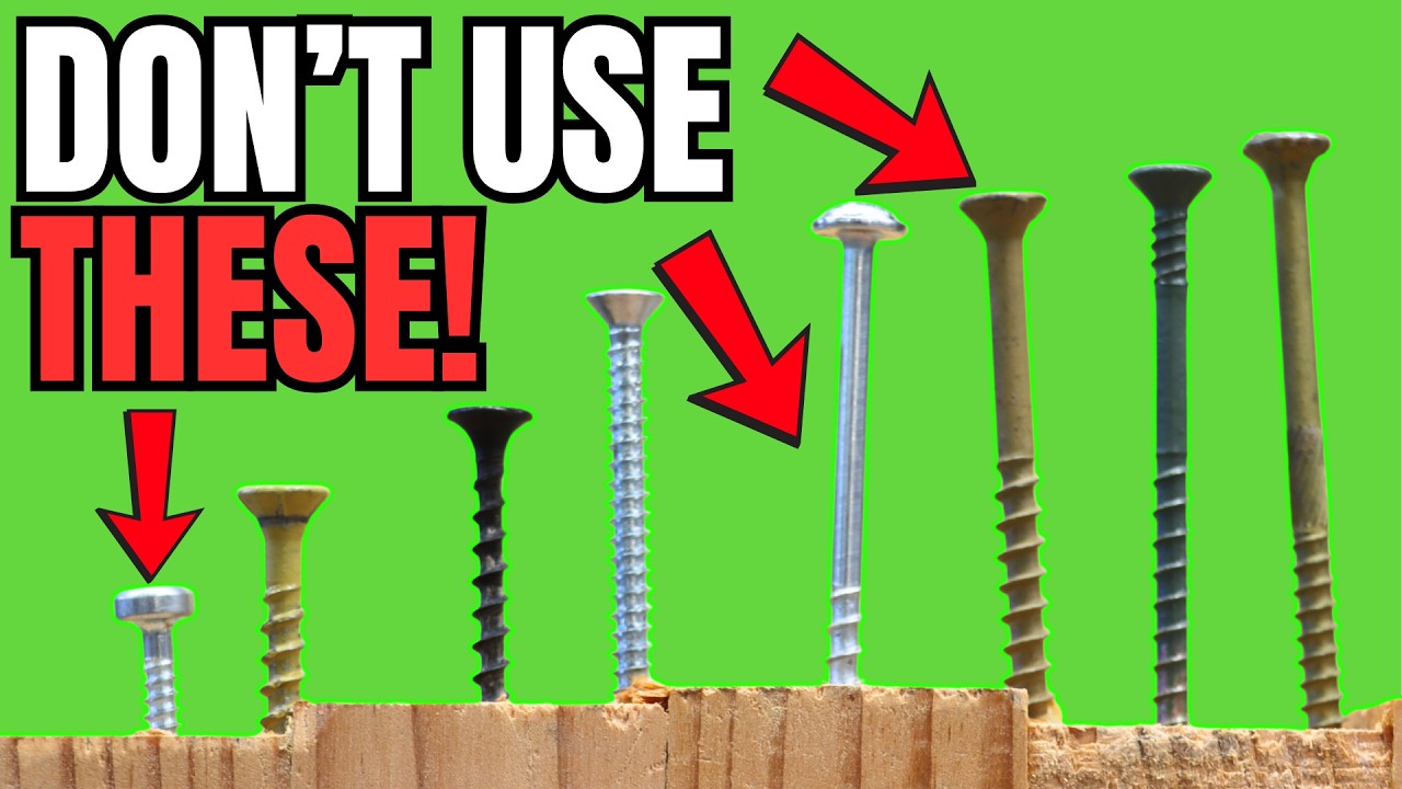 7 Things Pros Know About Screws That Beginners Don't