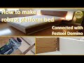 Robustes Bett Mit Festool Domino DIY Anleitung