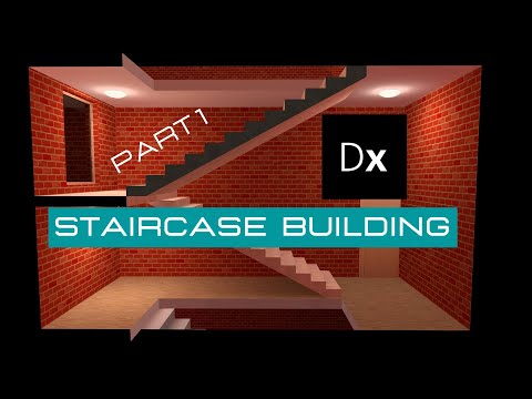6 Dialux evo for beginners: Creating straight staircases(Copy and Arrange) part1