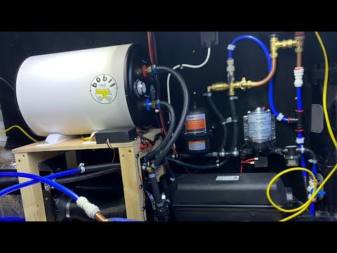 Testing the Bobil vans hybrid water heating system in my campervan