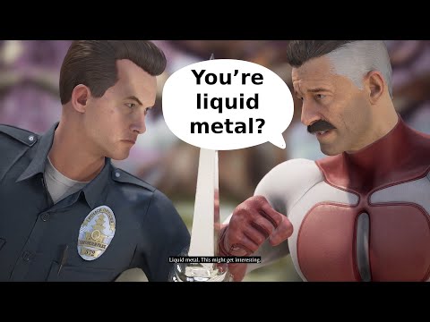 MK1 - Characters Can't Believe T-1000's Liquid Metal Powers!