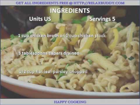 Chicken Piccata Pasta Toss recipe