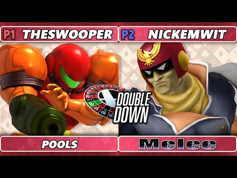 Double Down 2022 - theSWOOPER (Samus) Vs. Nickemwit (Captain Falcon) SSBM Melee Tournament
