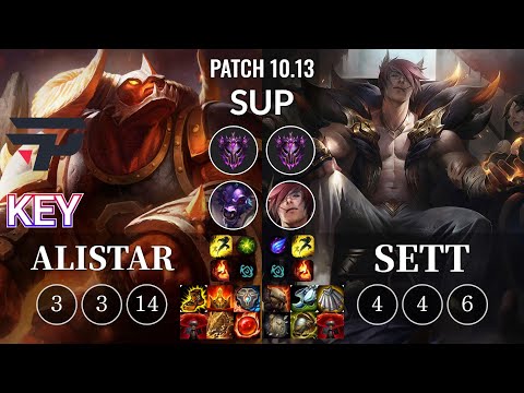 PNG Key Alistar vs Sett Sup - KR Patch 10.13