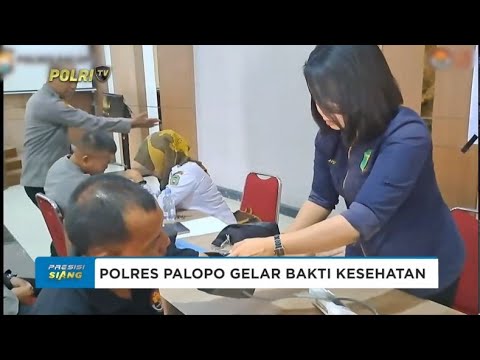 POLRES PALOPO GELAR BAKTI KESEHATAN