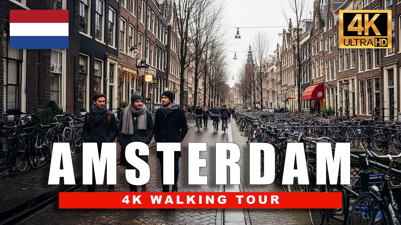 Immersive street-level walking tour through Example City Walking Tour, Netherlands, showcasing authentic urban landscapes, local architecture, and the vibrant atmosphere of the city's neighborhoods