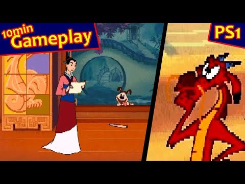 Disney's Animated Storybook: Mulan ... (PS1) Gameplay