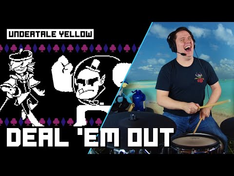 Deal 'Em Out From Undertale Yellow On Drums!