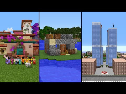 Minecraft: Which HOUSE looked the best? 🤔 #Shorts