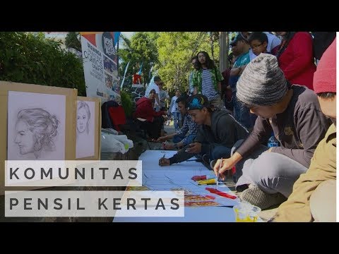 NET JABAR  - KOMUNITAS PENSIL KERTAS, WADAH BERAGAM POTENSI SENI GAMBAR
