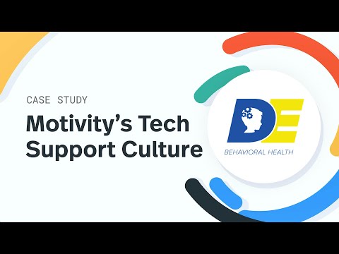 Motivity isn't like the others - we have a tech support culture that embraces our users and ensures their success