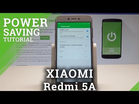 How to Enable Battery Saver on XIAOMI Redmi 5A - Power Saving Mode |HardReset.Info