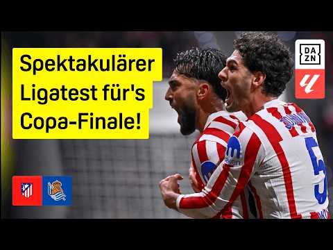 Ex-Bundesligaprofis treffen: Atletico Madrid - Real Sociedad | 27. Spieltag | LaLiga | DAZN