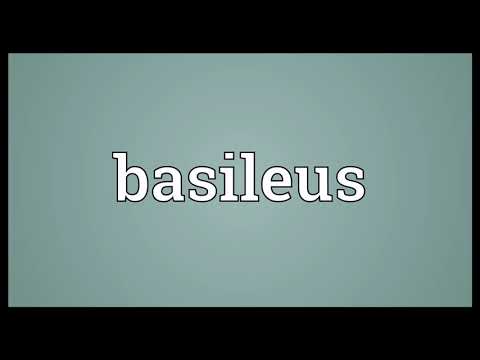 Basileus Meaning