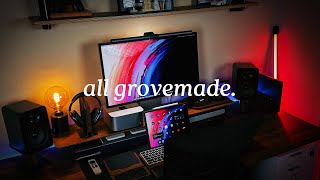 My All Grovemade Productivity Desk Setup For 2024!