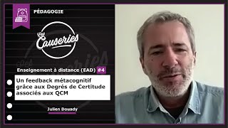 Enseignement à distance #4 - Un feedback métacognitif grâce aux degrés de certitude associés aux QCM