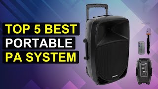 Top 5 Best Portable Pa System | Top Portable Pa System