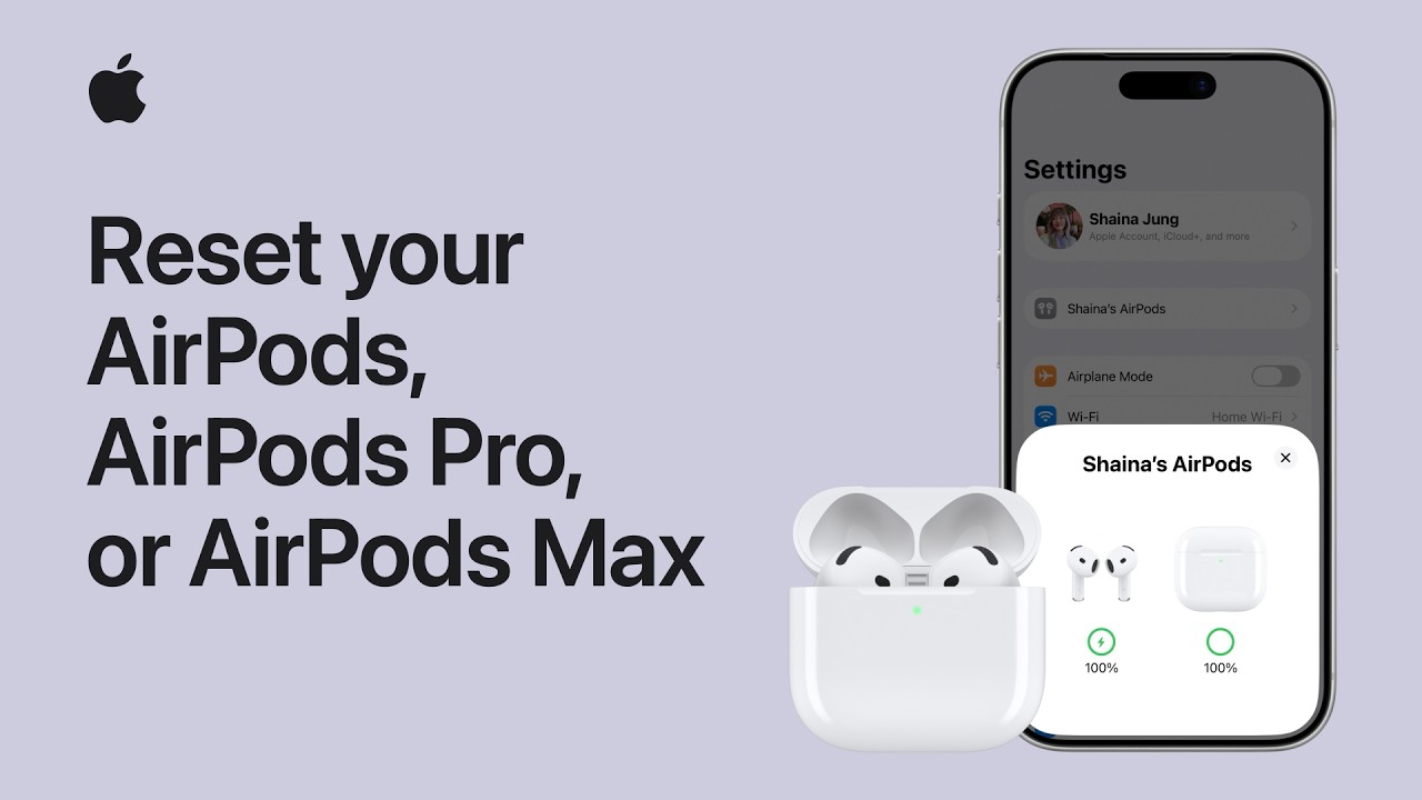 How to reset your AirPods, AirPods Pro, or AirPods Max | Apple Support