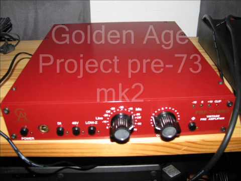 Preamp comparison : Audiobox 44vsl vs Golden Age Project Gap pre-73 mk2 vs Warm Audio wa12