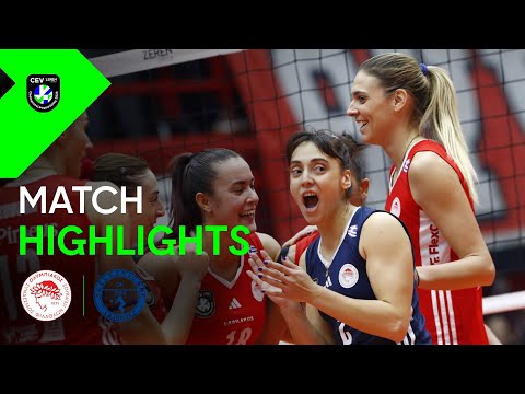 Highlights | Olympiacos PIRAEUS vs. OK Železničar LAJKOVAC | CEV ZEREN Group CL Volley 2026