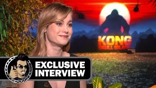 Brie Larson Exclusive KONG: SKULL ISLAND Interview (JoBlo.com) 2017 video