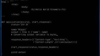 WSGI Python3 Error: sequence of byte string values expected