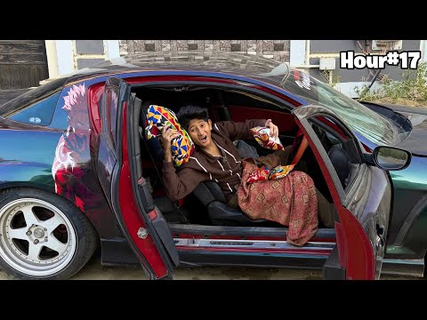 Living in My SPORTS CAR for 24 Hours!