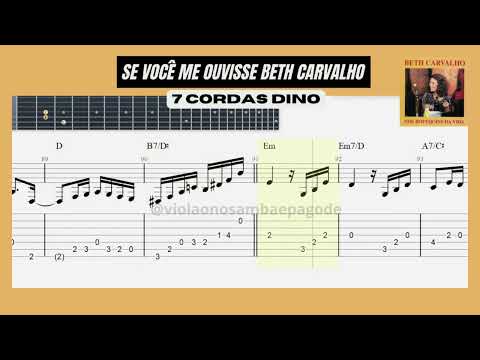 Se você me ouvisse   Beth Carvalho 7 cordas Dino Violão
