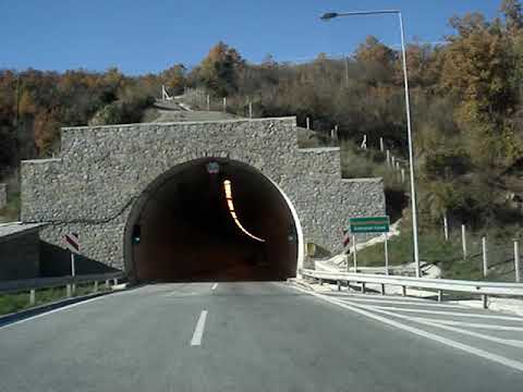 TUNNEL in Egnatia Road - Metsovo-Greece !