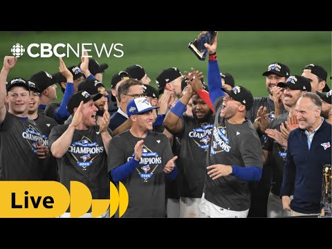 Blue Jays players speak to media ahead of World Series