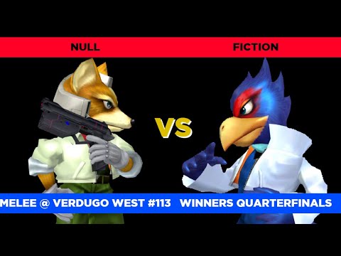 null (Fox) vs. Fiction (Falco) - Verdugo West #113 Winners Quarterfinals SSBM